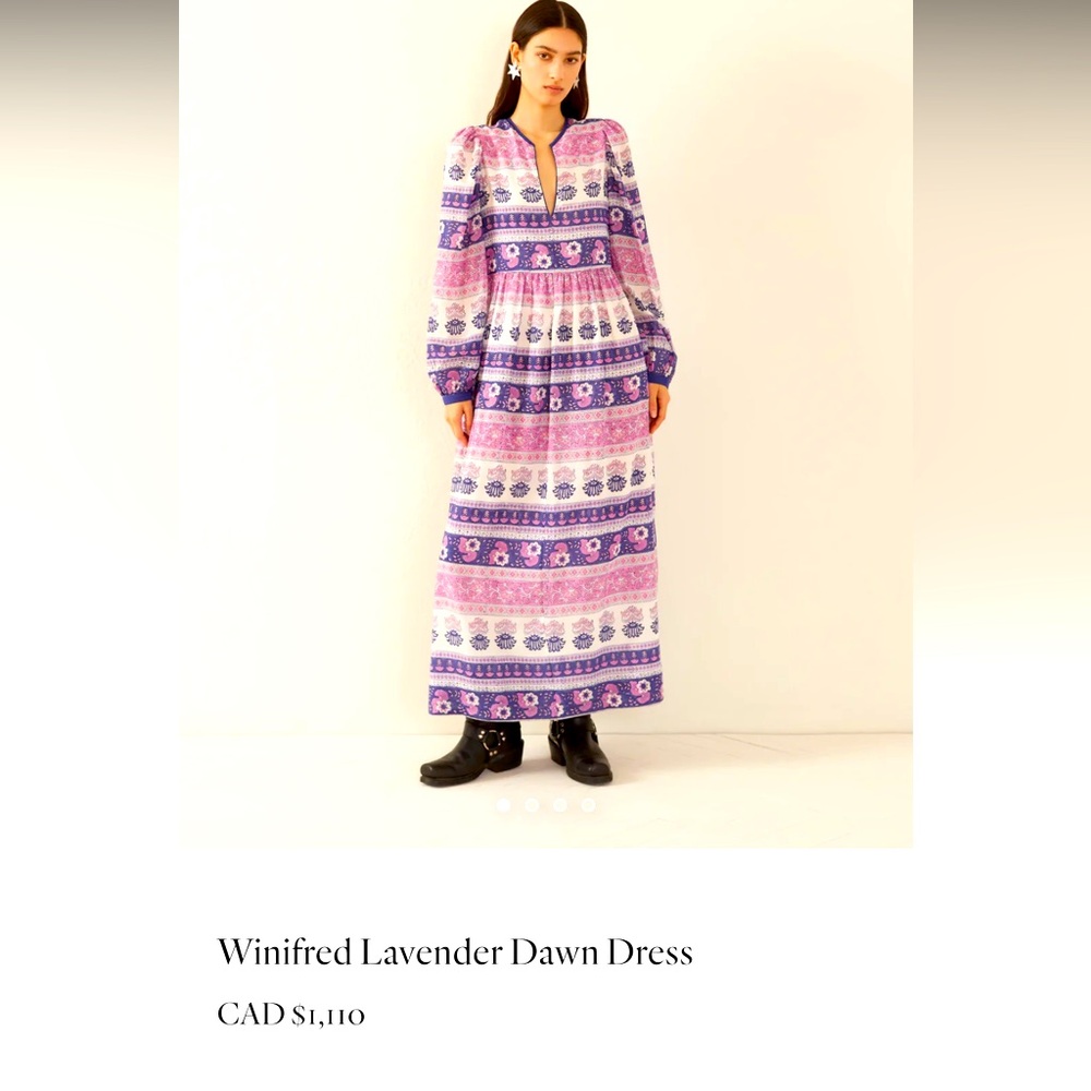 Alix of Bohemia Winifred Lavender Dawn Dress